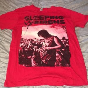 Red Sleeping With Sirens Tee.